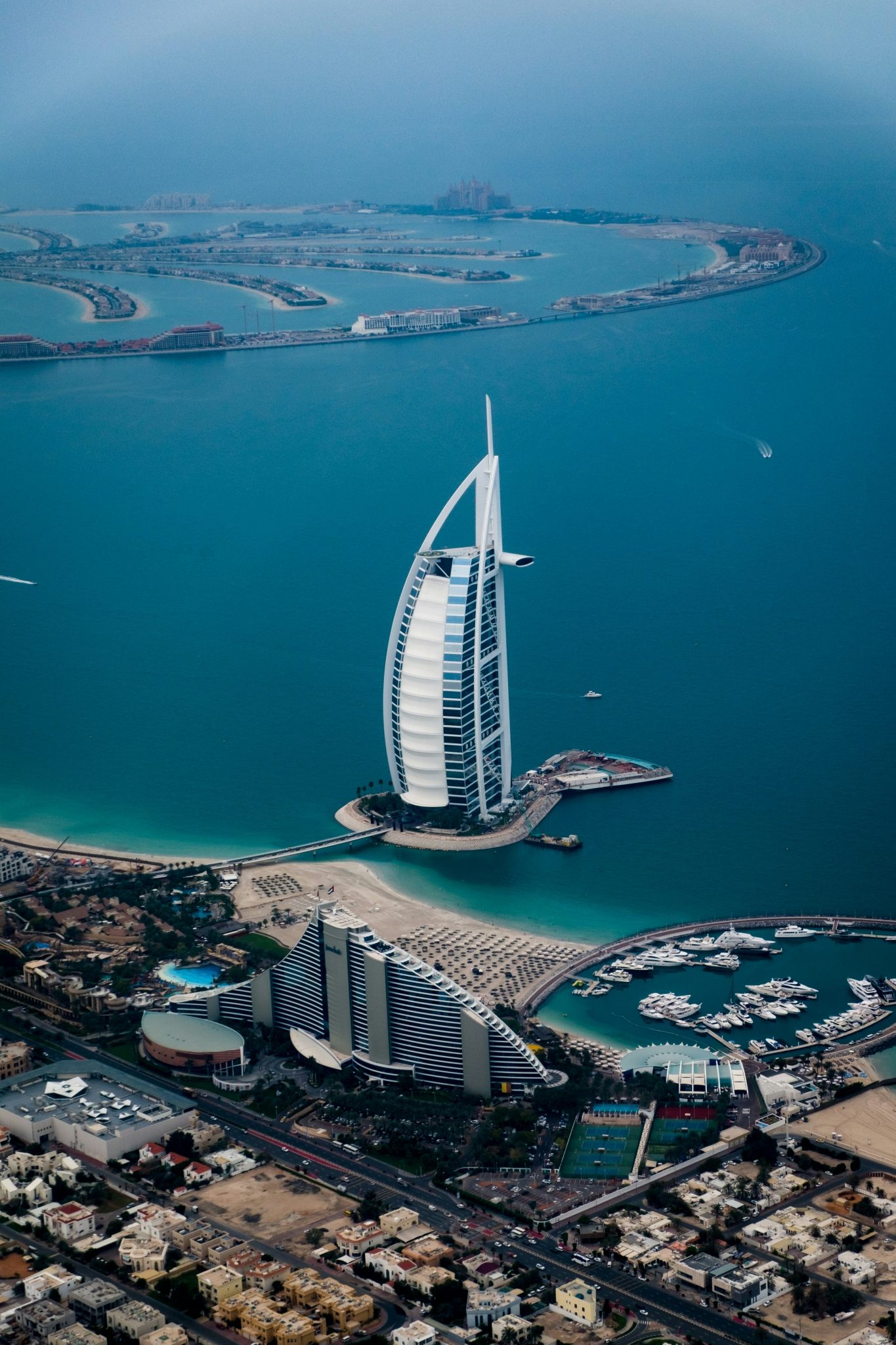 Burj Al-Arab photo from the top view, Eatery Club Burj Al-Arab photo from the top view, Eatery Club