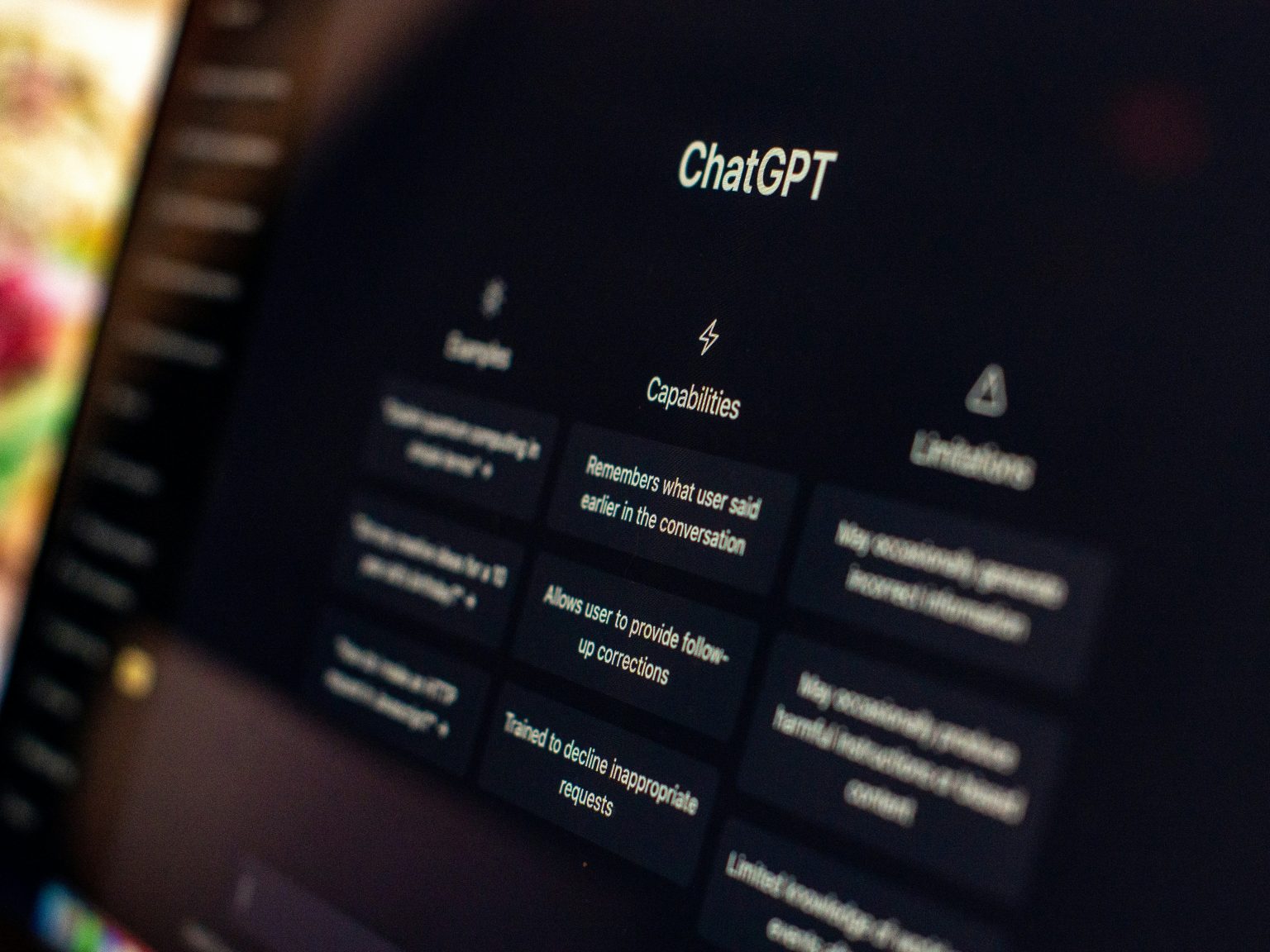 A close up of a computer screen with a menu on it, Eatery Club