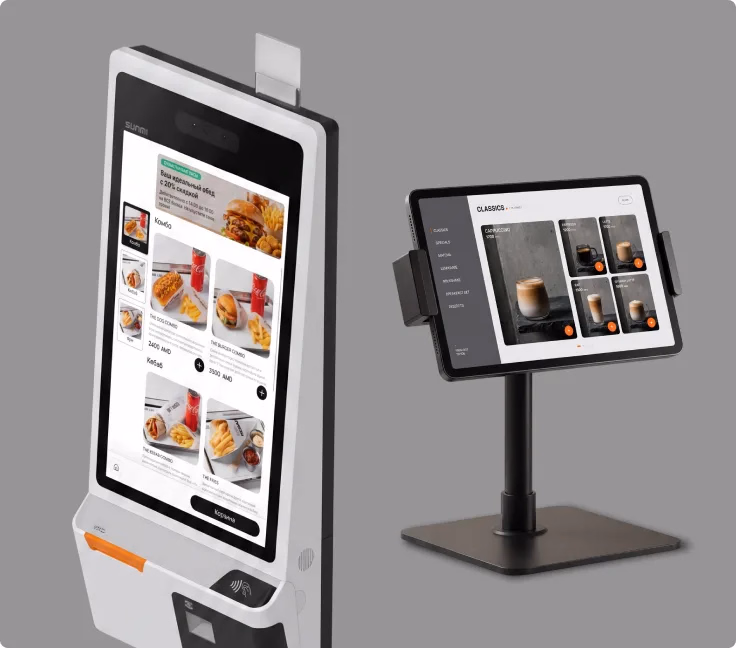Take the peak off the till: the kiosk takes orders in parallel