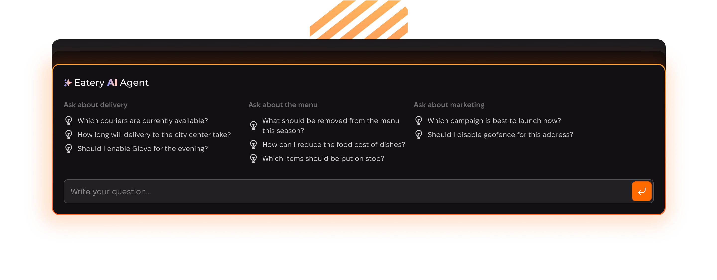 Automate your restaurant business with Eatery Club™ AI agent
