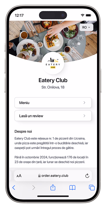 Eatery Lite QR